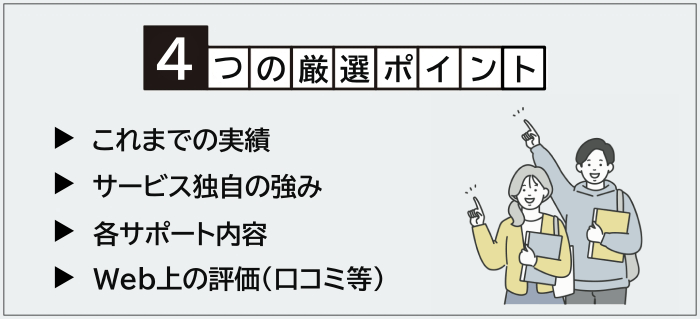 大学中退者におすすめの就職エージェント・サイトの厳選ポイント
